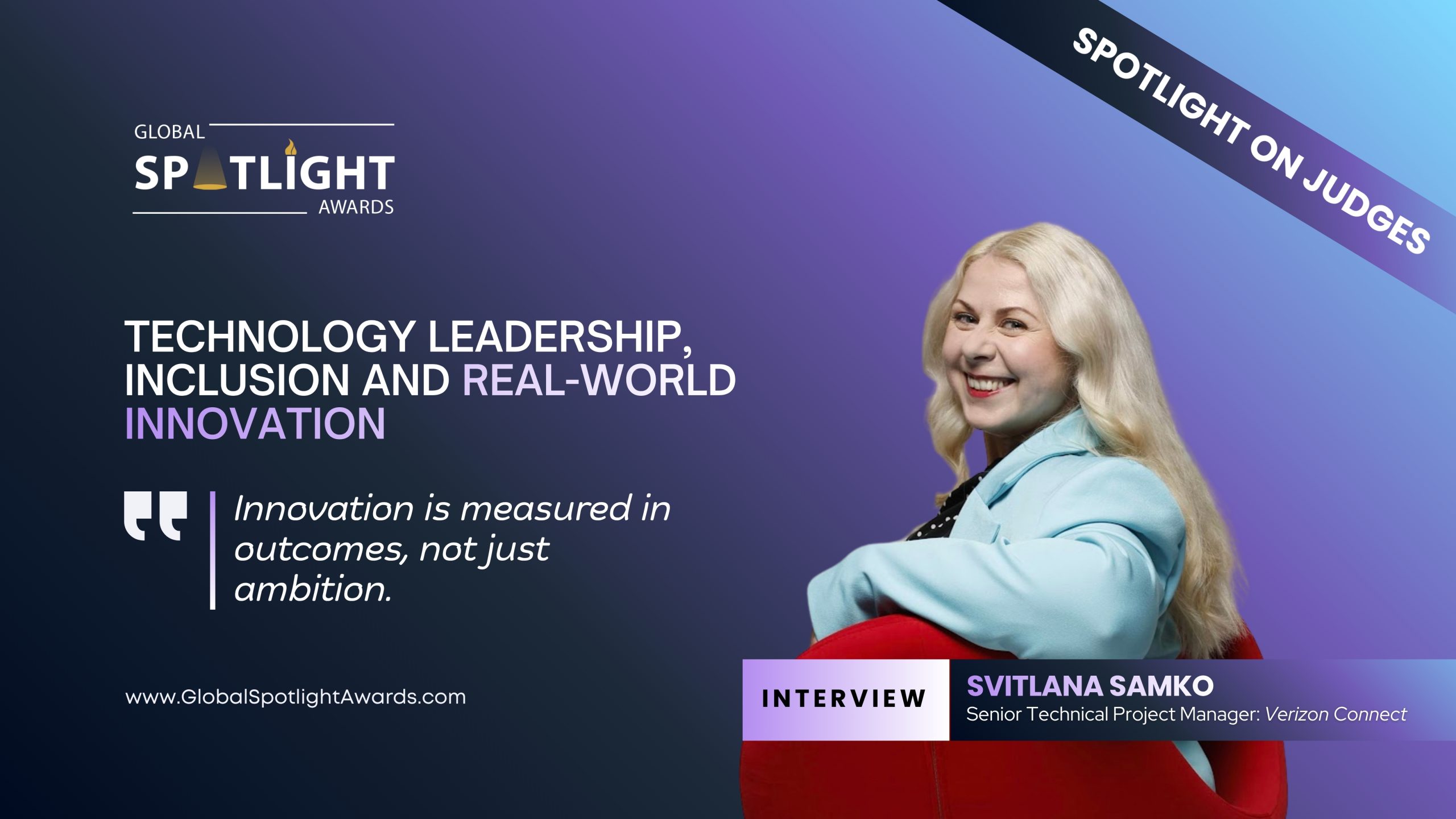 Technology Leadership, Inclusion and Real-World Innovation, Svitlana Samko