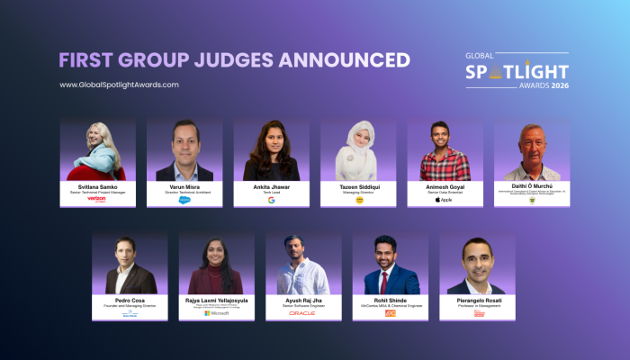First group Judges Announced