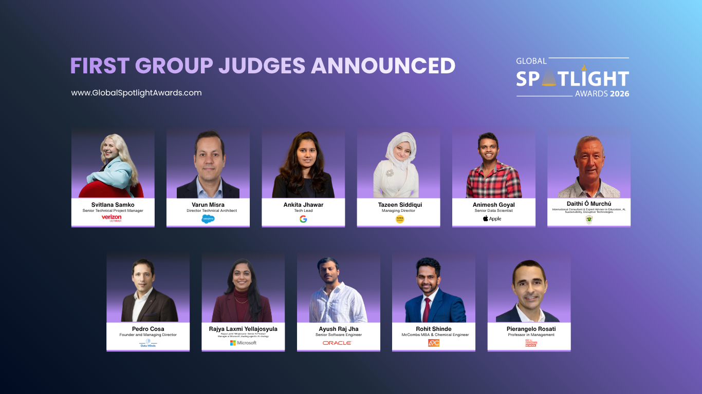 First group Judges Announced